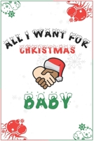All I Want For Christmas Is A Baby: Blank Lined 6" x 9" Notebook for Thanksgiving & Christmas Journal Gift | Mothers Diary (White) 1677721715 Book Cover