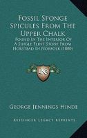 Fossil Sponge Spicules From the Upper Chalk Found in the Interior of a Single Flint-stone From Horstead in Norfolk 1436851319 Book Cover