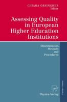 Assessing Quality in European Higher Education Institutions: Dissemination, Methods and Procedures 3790825263 Book Cover