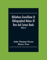 Bibliotheca Grenvilliana, Part 1 1245613669 Book Cover