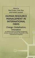 Human Resource Management in International Firms: Change, Globalization, Innovation 0333515013 Book Cover