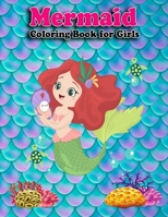 mermaid coloring book for Girls: Ages 4-8 Activity Book For Children for Boys, for black girls, creative have, for toddlers B08LJV1PCN Book Cover