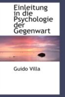 Einleitung in die Psychologie der Gegenwart 101889988X Book Cover