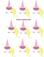 I Love Unicorn: Sketchbook for Kids 1677321083 Book Cover