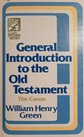 General introduction to the Old Testament: The canon (Twin brooks series) 1015045502 Book Cover
