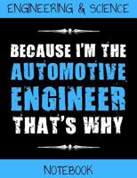 Engineering & Science Notebook: Composition book for Automotive Engineers or Engineering students (100 pages Half Squared 4x4 Graph Paper Half Wide Ruled Lined Paper) 1091706204 Book Cover