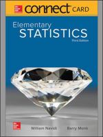 Connect Hosted by ALEKS for Elementary Statistics Access Card 1260373754 Book Cover