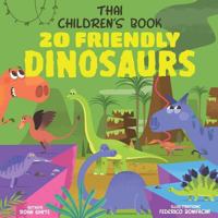 Thai Children's Book: 20 Friendly Dinosaurs 1724428535 Book Cover