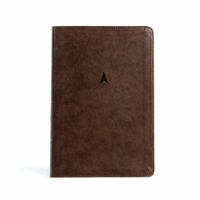 CSB Personal Size Giant Print Bible, Brown LeatherTouch 1430082488 Book Cover