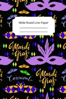 Mardi Gras Art Theme Notebook 1656427001 Book Cover