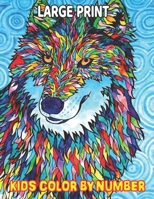 Kids Color By Number: Animal Collection Activity book B09FS31C6V Book Cover