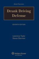 Drunk Driving Defense 0735592977 Book Cover