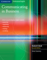 Communicating in Business Student's Book (Cambridge Professional English) 0521549124 Book Cover