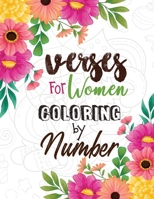 Verses for Women Coloring by Number: Women Christmas Coloring Book, A Christian Coloring Book gift card alternative, Good Vibes relaxation and Inspiration 1710254408 Book Cover