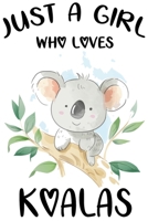 Just A Girl Who Loves Koalas: Blank Lined Notebook Journal, Cute Lined Journal for Women, Girls and Kids - Gift for Koala Lovers 120p 6 x 9 inch 165055916X Book Cover
