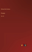 Essays: Vol. III 3368132725 Book Cover