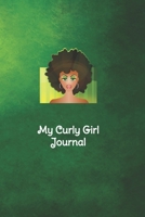 Curly girl diary - green cover: a journal for you to track your CG progress 167708913X Book Cover