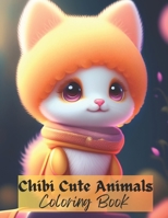 Chibi Cute Animals: Coloring Book B0C51S284S Book Cover