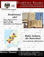 Preussischer Anzeiger: Das politische Monatsmagazin - Ausgabe November / Dezember 1493729845 Book Cover