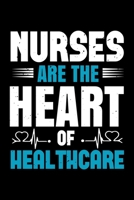 Nurses Are The Heart Of Healthcare: Best nurse journal notebook for multiple purpose like writing notes, plans and ideas. Perfect nurse gifts for nurse women, men and nursing students. (Proud Nurse No 1676762140 Book Cover