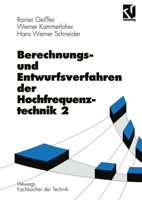 Berechnungs- Und Entwurfsverfahren Der Hochfrequenztechnik 352804943X Book Cover