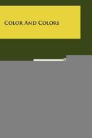 Color and Colors 1258430738 Book Cover