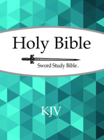 KJV Sword Study Bible Giant Print Mosaic Purple Ultrasoft Indexed 164123184X Book Cover