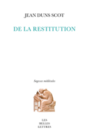 de la Restitution: La Pensee Juridico-Politique Et Juridico-Economique de Duns Scot 2251454276 Book Cover