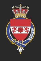 Herring: Herring Coat of Arms and Family Crest Notebook Journal (6 x 9 - 100 pages) 1696023998 Book Cover