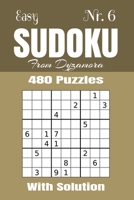 Easy Sudoku Nr.6: 480 puzzles with solution 1695747364 Book Cover