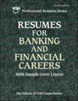 Resumes for Banking and Financial Careers (Vgm's Professional Resumes Series) 0658011030 Book Cover