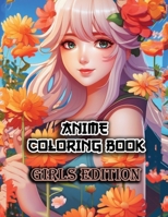 Anime Coloring Book: Girls Edition anime coloring book (8.5x11) High Quality Images B0CP4QK9ZL Book Cover