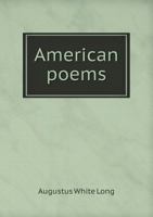 American Poems 5518846207 Book Cover