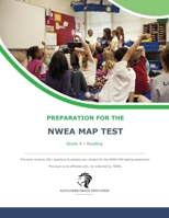 NWEA Map Test Preparation - Grade 4 Reading B0CSZ8DVXS Book Cover