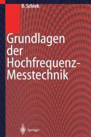 Grundlagen Der Hochfrequenz-Messtechnik 3540649301 Book Cover