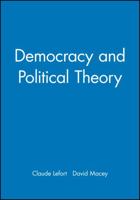 Democracy and Political Theory 0816617554 Book Cover