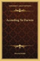 According To Darwin 142547778X Book Cover