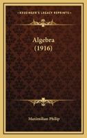 Algebra 1436763843 Book Cover