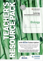 Cambridge International AS & A Level Biology Teacher's Resource Pack with Boost Subscription 1398316784 Book Cover