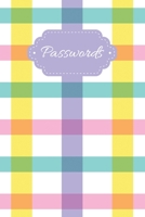 Passwords: Internet Password Keeper Organizer Logbook Large Print Two Entries Per Page 1696322650 Book Cover