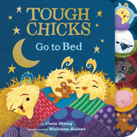 Tough Chicks Go to Bed (tabbed touch-and-feel board book) 0358342996 Book Cover