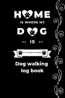 Dog walking log book: Dog Grooming & Walking Journal 6*9 inch 1716165776 Book Cover