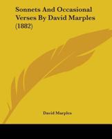 Sonnets and Occasional Verses by David Marples 1104469960 Book Cover