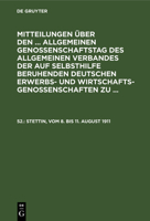 Stettin, vom 8. bis 11. August 1911 3112468139 Book Cover