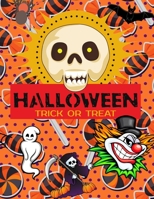 Halloween Trick Or Treat: Color By Number B08L4468GR Book Cover