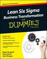 Lean Six Sigma Business Transformation for Dummies 1118844866 Book Cover
