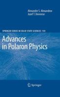 Advances in Polaron Physics 3642261019 Book Cover