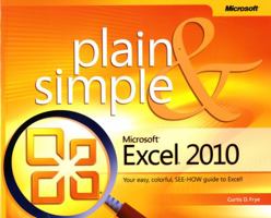 Microsoft® Excel® 2010 Plain & Simple 0735627274 Book Cover