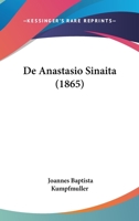De Anastasio Sinaita (1865) 1160382689 Book Cover