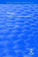 Revival: Privacy: Studies in Social and Cultural History (1984): Studies in Social and Cultural History 1138045268 Book Cover
